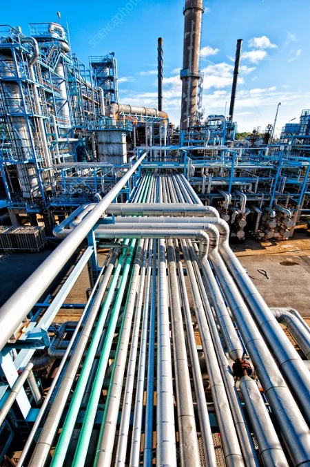 Oil and gas plant where SaharaDesk began